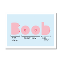 Boob view - A3 digital print