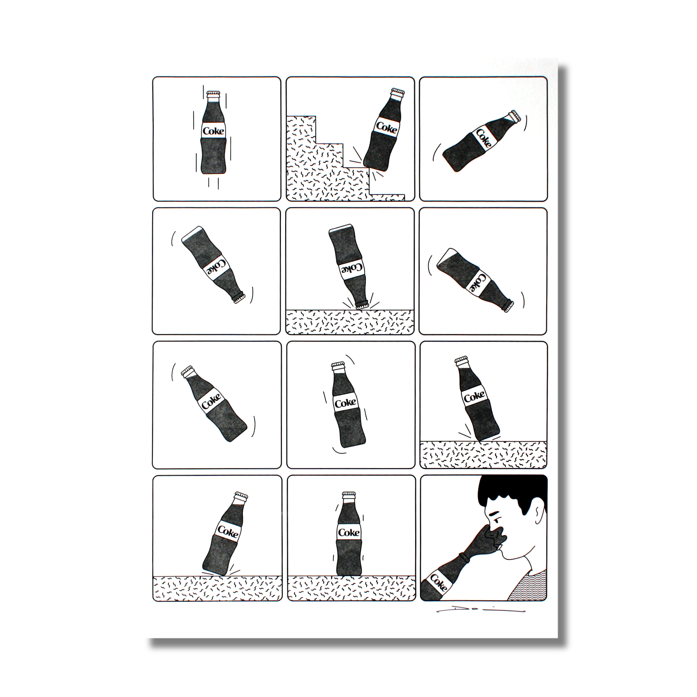 Coke - 50x70cm screenprint