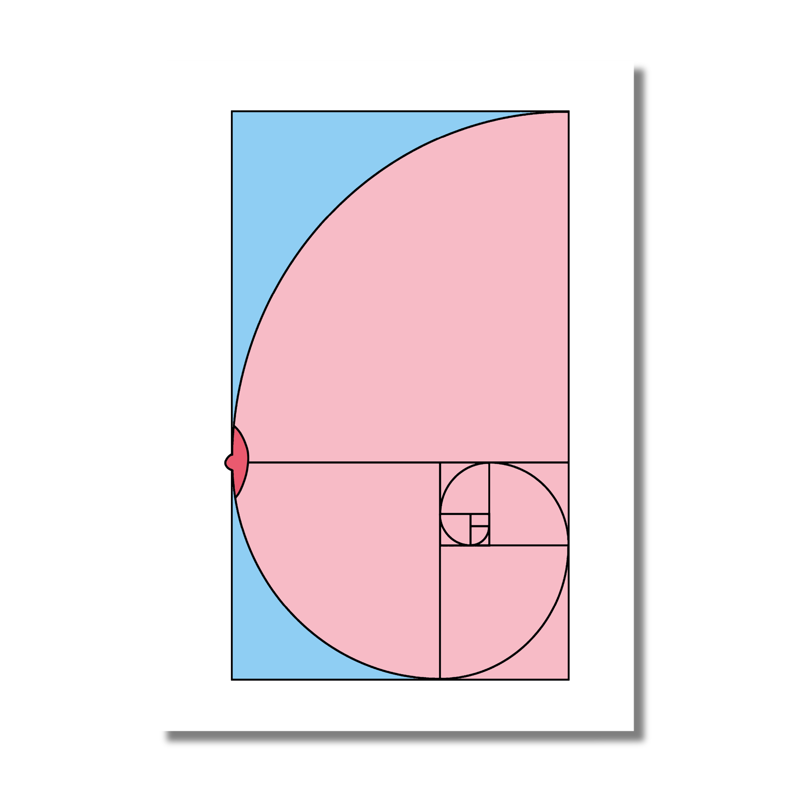 Golden ratio - A3 digital print