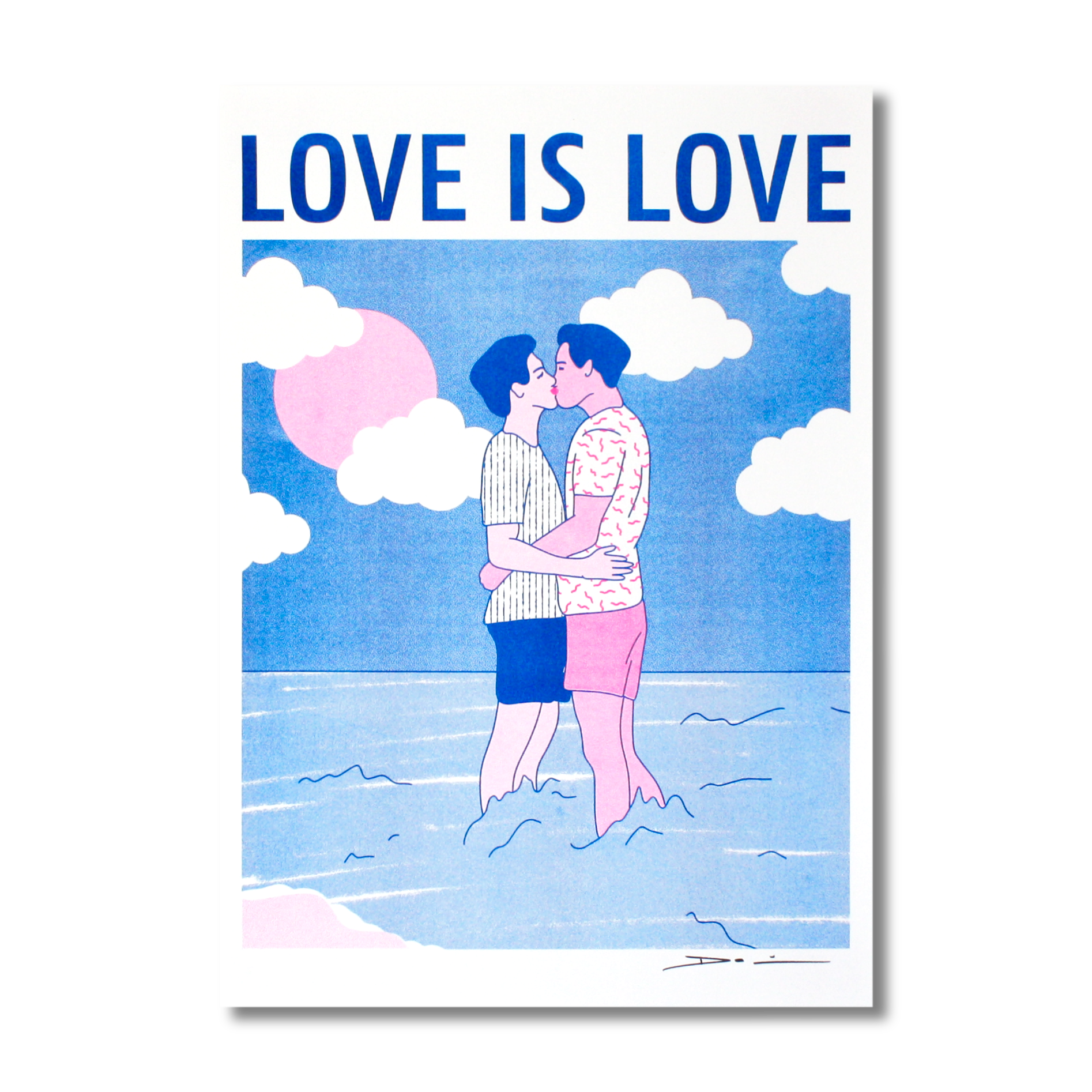 Love is love - A3 riso