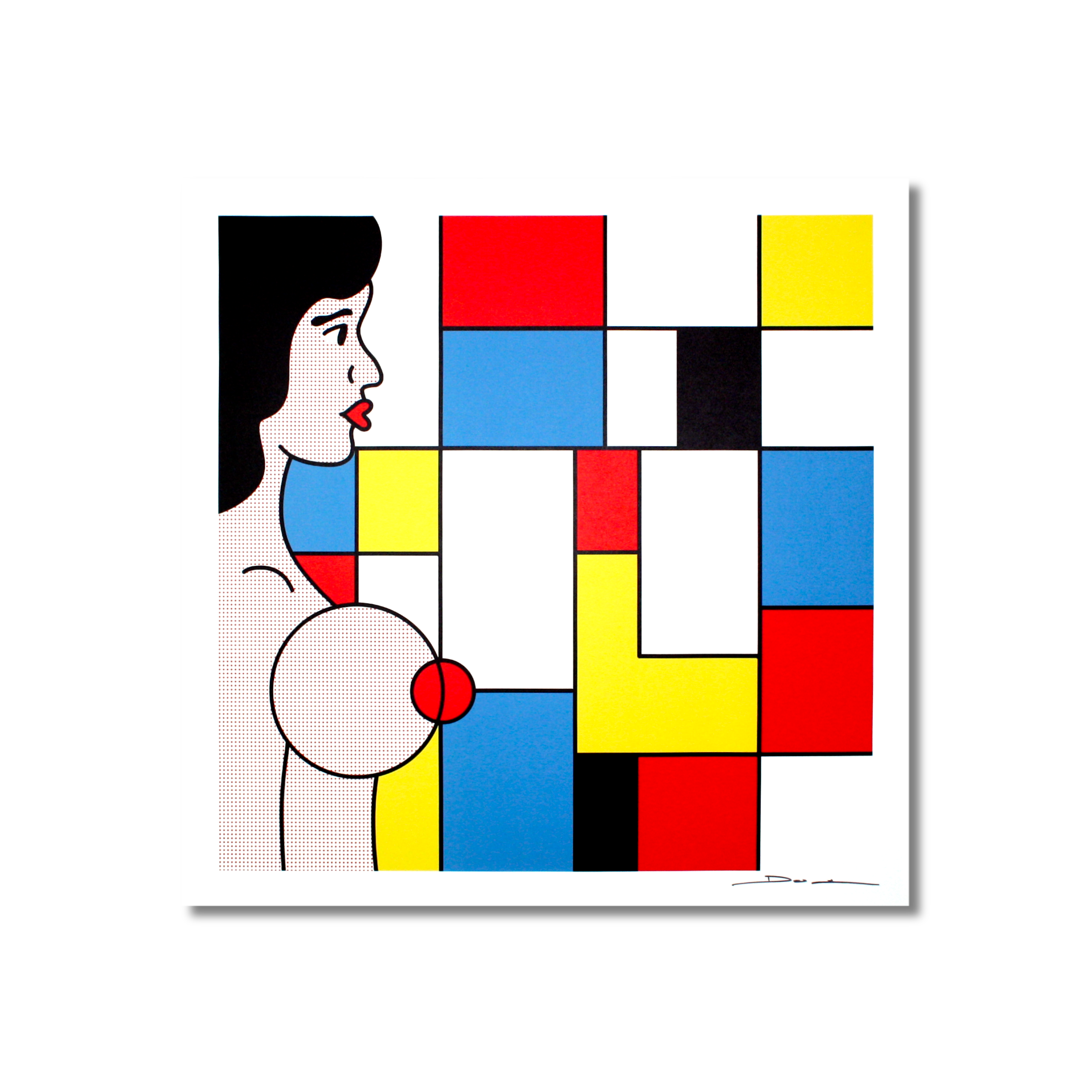 Mondriaan - 40x40cm digital print