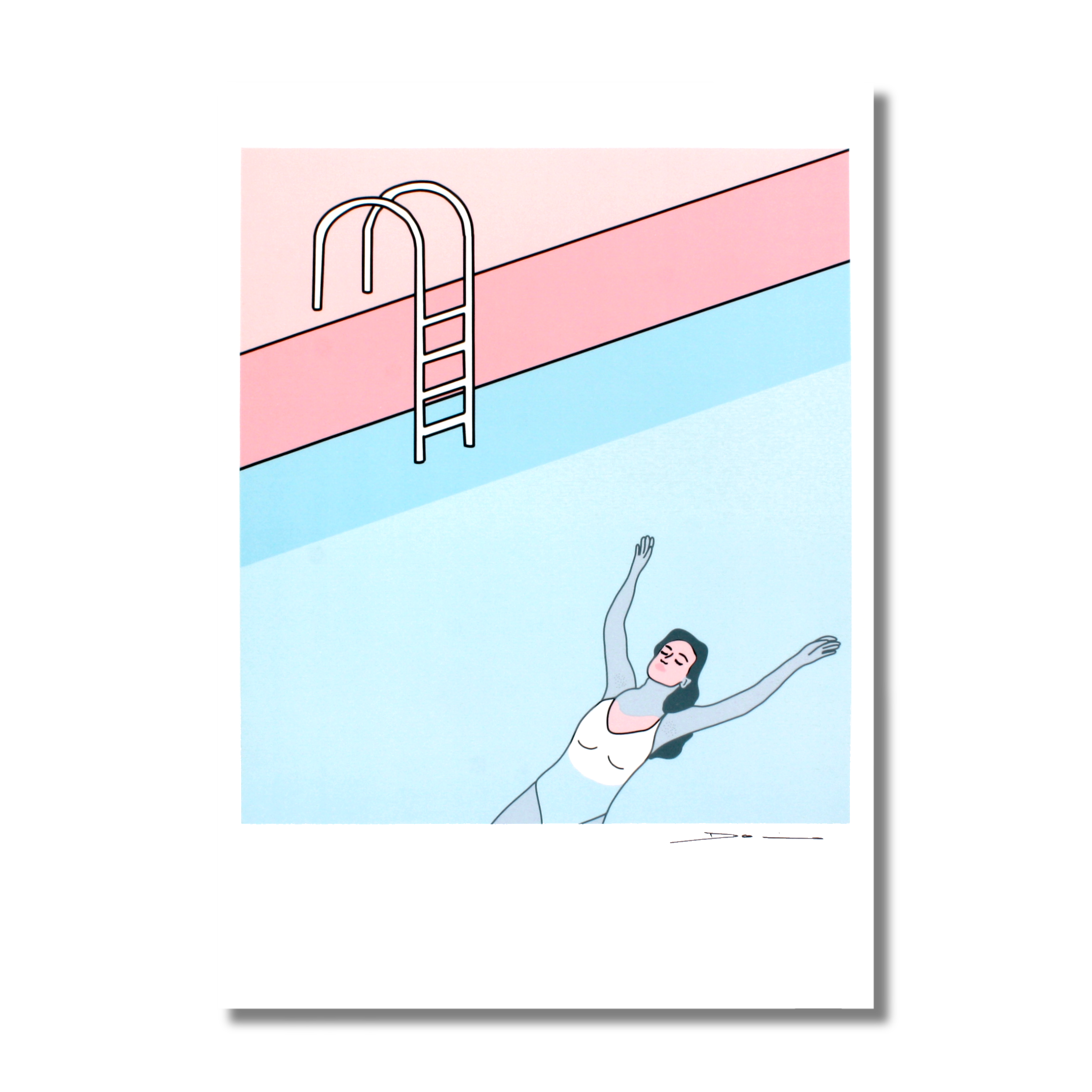 Pool - A2 digital print