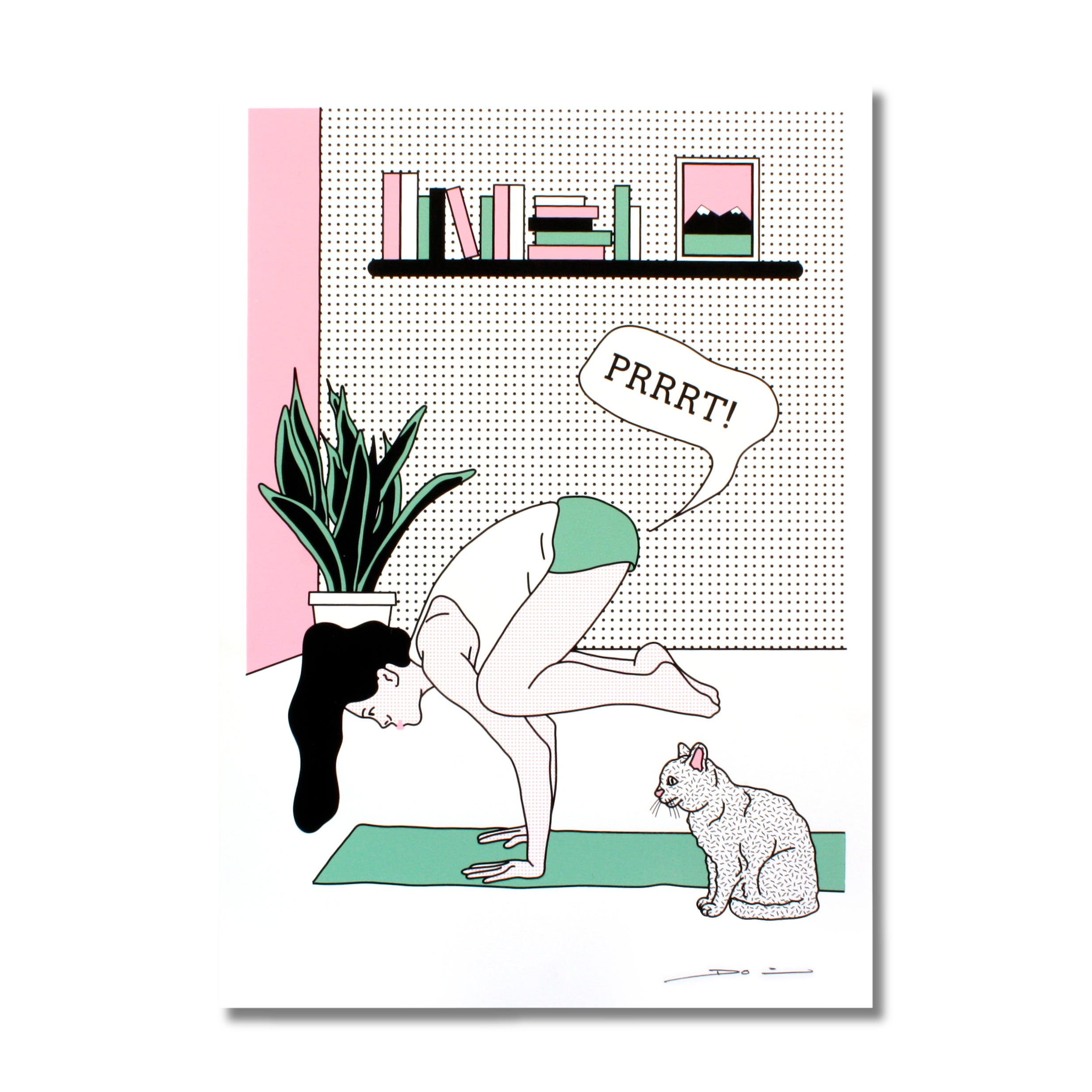 Yoga - A2 screenprint